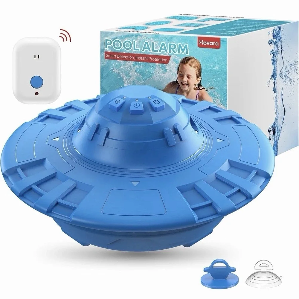 Pool Alarm for Inground & Above Ground Pools Adjustable Sensitivity 110dB Siren